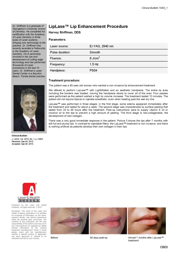LipLase™ Lip Enhancement Procedure